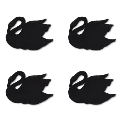 Chefanie Black Swan Cocktail Napkins (4)