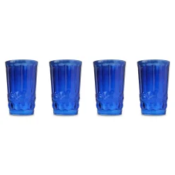 Chefanie Blue Highball Glasses (4) Clearance