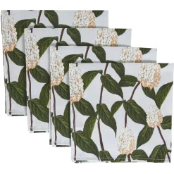 Chefanie Blue Hydrangea Napkins (4)