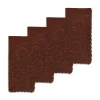 Chefanie Brown Eyelet Dinner Napkins (4) Outlet