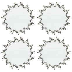 Chefanie Brown Sunburst Cocktail Napkins (4) Outlet