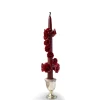 Chefanie Burgundy Spiral Candle Outlet