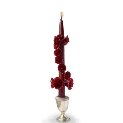 Chefanie Burgundy Spiral Candle Outlet