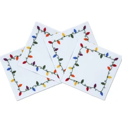 Chefanie Christmas Lights Cocktail Napkins (4)