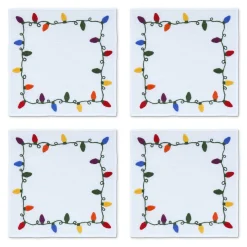 Chefanie Christmas Lights Cocktail Napkins (4)