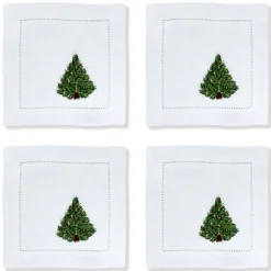 Chefanie Christmas Tree Cocktail Napkins (4) Online