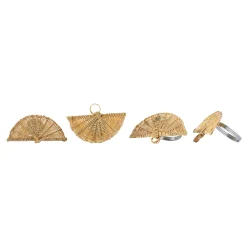 Chefanie Fan Napkin Rings (4) Best