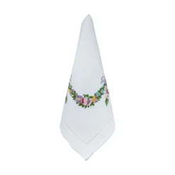 Chefanie Flower Garland Dinner Napkins (4) Sale