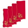 Chefanie Gold Flower Dinner Napkins (4) Online
