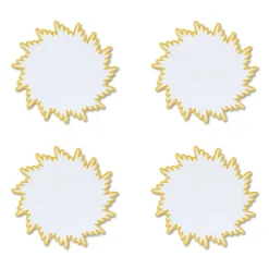 Chefanie Gold Sunburst Cocktail Napkins (4) Sale