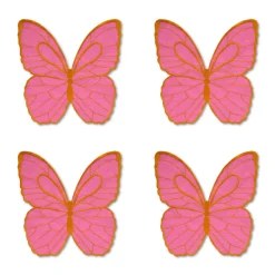 Chefanie Golden Butterfly Cocktail Napkins (4) Sale
