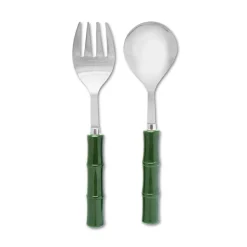 Chefanie Green "Bamboo" Serving Pieces (2) Outlet