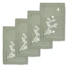 Chefanie Green Chinoiserie Cocktail Napkins (4) Hot