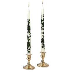 Chefanie Green Chinoiserie Painted Tapers (2) Sale