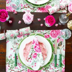 Chefanie Green Chintz Placemats (4) Discount