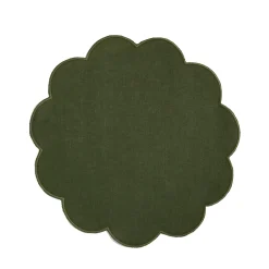Chefanie Green Scalloped Placemat Sale