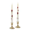 Chefanie Holiday Hydrangea Tapers (2) Clearance
