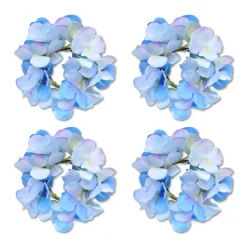 Chefanie Hydrangea Napkin Rings (4) Discount