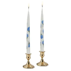 Chefanie Hydrangea Painted Tapers (2) Hot