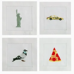 Chefanie I❤️NY Cocktail Napkins (4) Sale