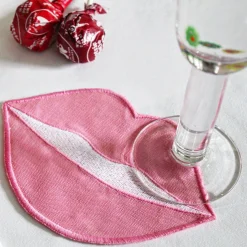 Chefanie Lip Cocktail Napkins (4) Hot