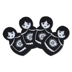 Chefanie Matryoshka Cocktail Napkins (4) Hot