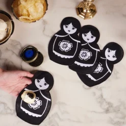 Chefanie Matryoshka Cocktail Napkins (4) Hot