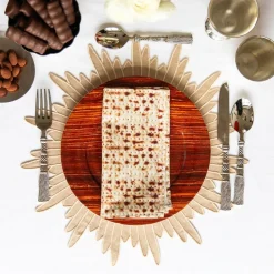 Chefanie Matzah Dinner Napkins (4) Hot