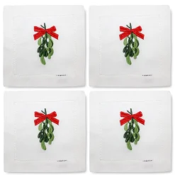Chefanie Mistletoe Cocktail Napkins (4) Online