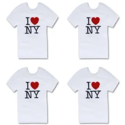 Chefanie NY T-Shirt Cocktail Napkins (4) Best