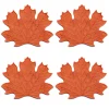 Chefanie Orange Leaf Cocktail Napkins (4) Clearance