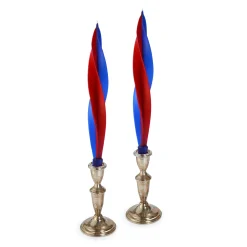 Chefanie Patriotic Feather Candles (2) Outlet