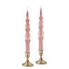Chefanie Pink Baroque Tapers (2) Discount