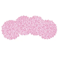 Chefanie Pink Hydrangea Cocktail Napkins (4) Outlet