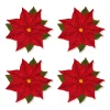 Chefanie Poinsettia Cocktail Napkins (4) Best