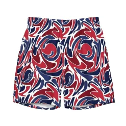 Chefanie Psychedelic Patriotic Swim Trunks Online