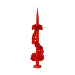 Chefanie Red Flower Candle Online