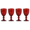 Chefanie Red Stem Glasses (4)