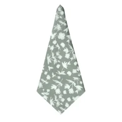 Chefanie Steel Teal Floral Napkins (4) New
