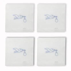 Chefanie Stork Cocktail Napkins (4) Discount
