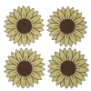 Chefanie Sunflower Cocktail Napkins (4) Online