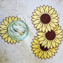 Chefanie Sunflower Cocktail Napkins (4) Online