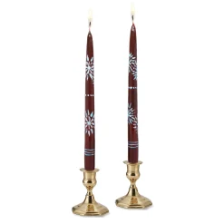 Chefanie Turquoise Charm Painted Tapers (2) Hot