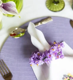 Chefanie Violet Napkin Rings (4) New