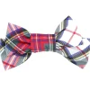 Chefanie White Plaid Barrette Discount