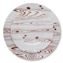Chefanie White Wood Salad Plate Sale