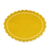 Chefanie Yellow Oval Placemats (4) New